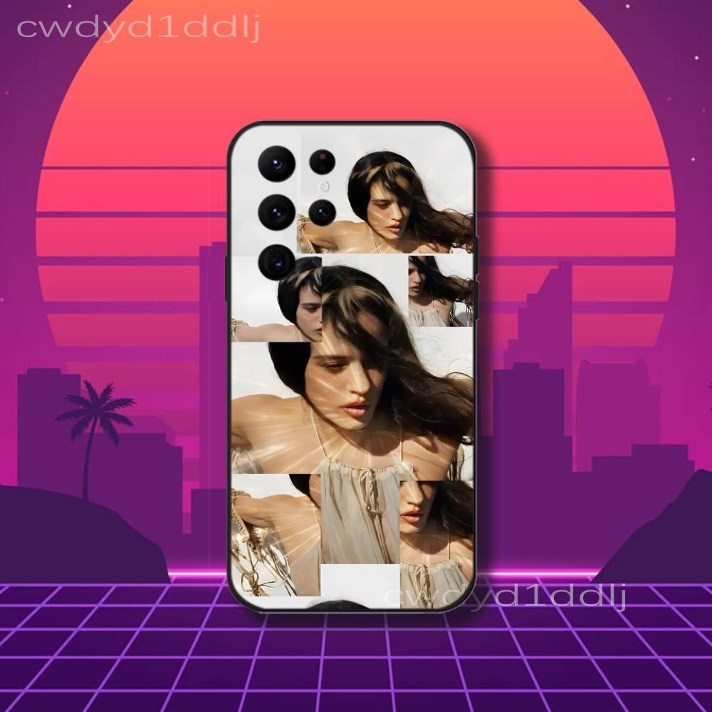 R-ROSALIA LUX Singer Phone Case For Samsung S10,S21,FE,S21 ,S26,S25,S24,S23,Ultra,S9,S22,Plus Black Shockproof TPU