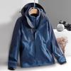 Herren Damen 3-in-1 Wasserdicht Winddicht Wanderjacke Mit Abnehmbarem Fleece-Innenfutter Outdoor Trekking Camping Radfahren