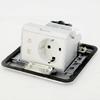 Factory Aluminum Alloy Waterproof Ground Socket Damping Pop-up Floor Socket Square Style Network Computer Ground Plug