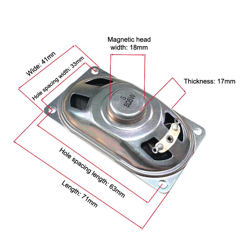 1Pcs 4070 Ultra-thin LCD Monitor/TV Speaker Horn 4/8/16 Ohms 1/2/3/5 Watt 7x4cm Horn Loud Speaker DIY Accessories