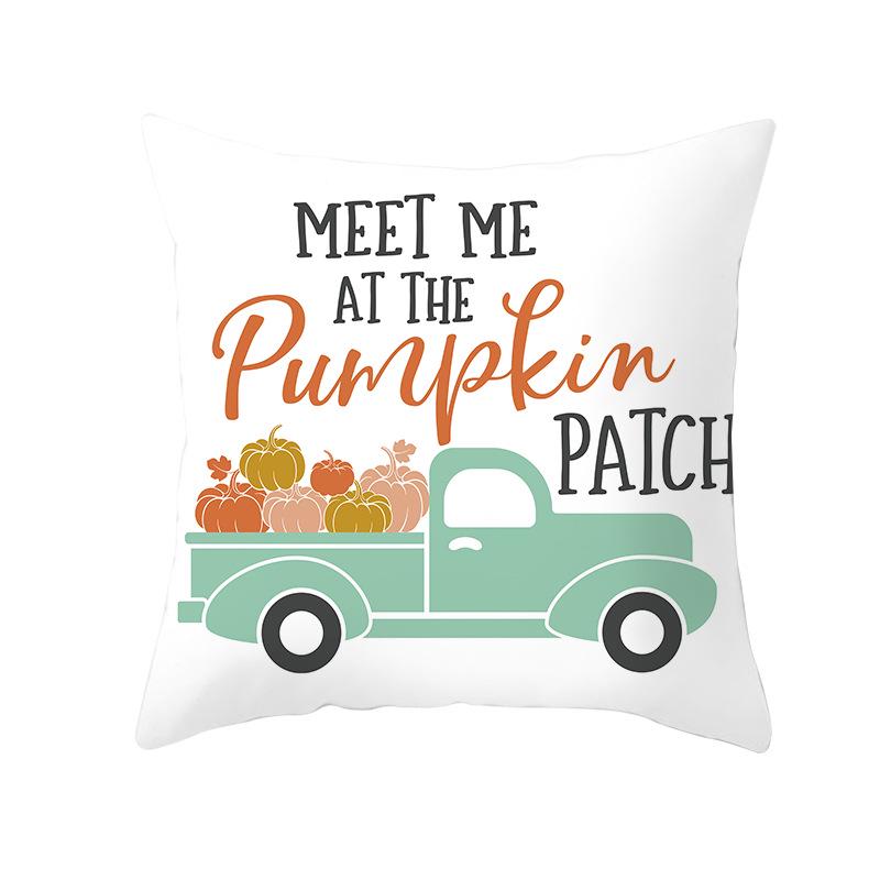 New Thanksgiving Pumpkin Festival Pillow Cover Festive Home Decoration Pillow Cover