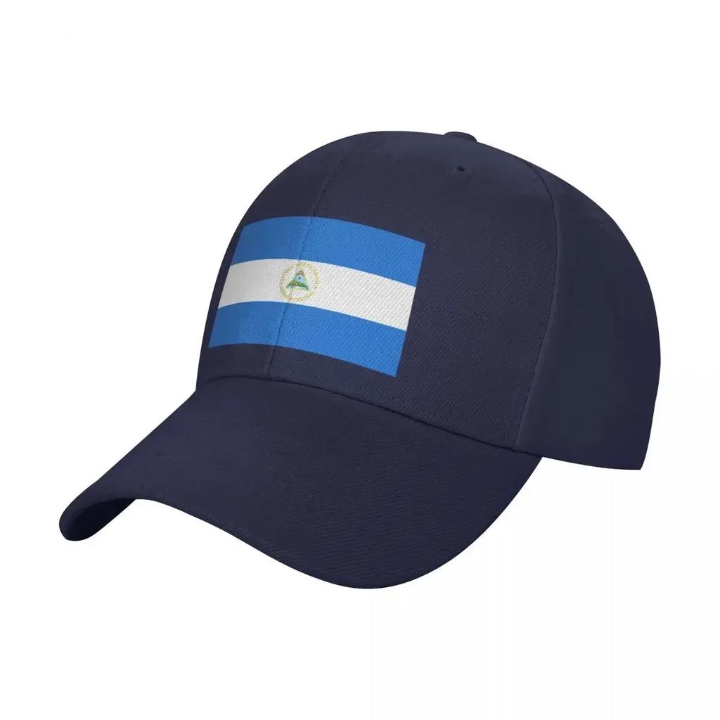 New Flag of Nicaragua Baseball Cap Visor golf hat genuine Unisexs big size derby Womens Hats Unisexs