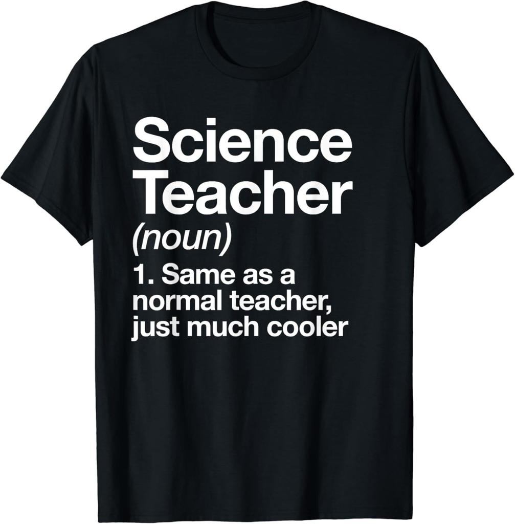 Funny Gift Science Teacher Chemistry Biology Physics Teacher Student TShirt Men Clothing Cotton Printed Streetwear Harajuku