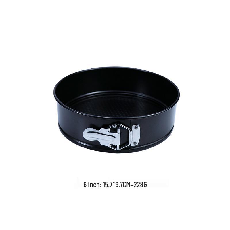 Thickened Carbon Steel Round Springform Cake Pan with Removable Bottom and Non-Stick Surface