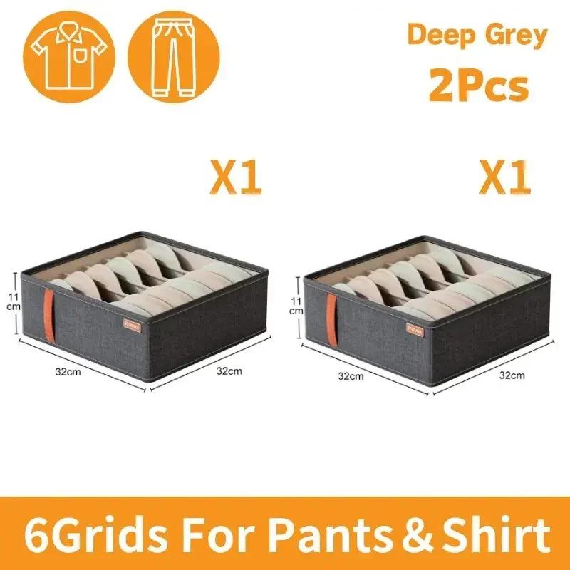 Tiroir de meuble de chambre à coucher, organisateur de sous-vêtements, armoire, organisateur de vêtements, chaussettes, soutien-gorge, boîtes de rangement pour vêtements, pantalons, chaussettes