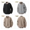 ROMON Men's Faux Two-Piece Knit Pullover