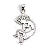 Native American Indian Kokopelli Sterling Silver 925 Pendant Top