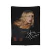 Singer Sabrina Carpenter Blanket Pop Music Plush Funny Warm Throw Blanket for Chair Covering Sofa Autumn/Winter,