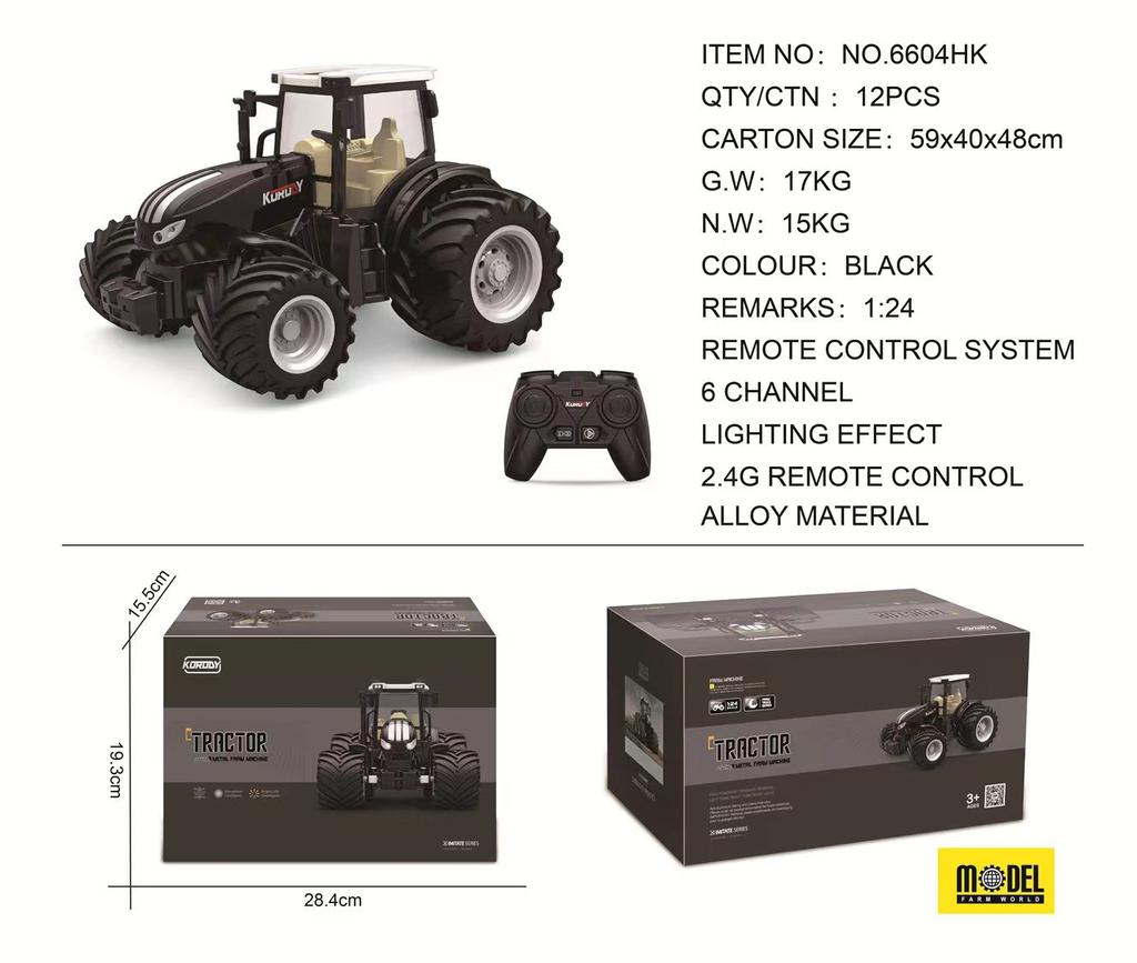 Metal Tractor Remote Control Vehicle