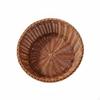 Round Woven Serving Container FoodSuitable Imitation Wicker Rattan& Look Weave