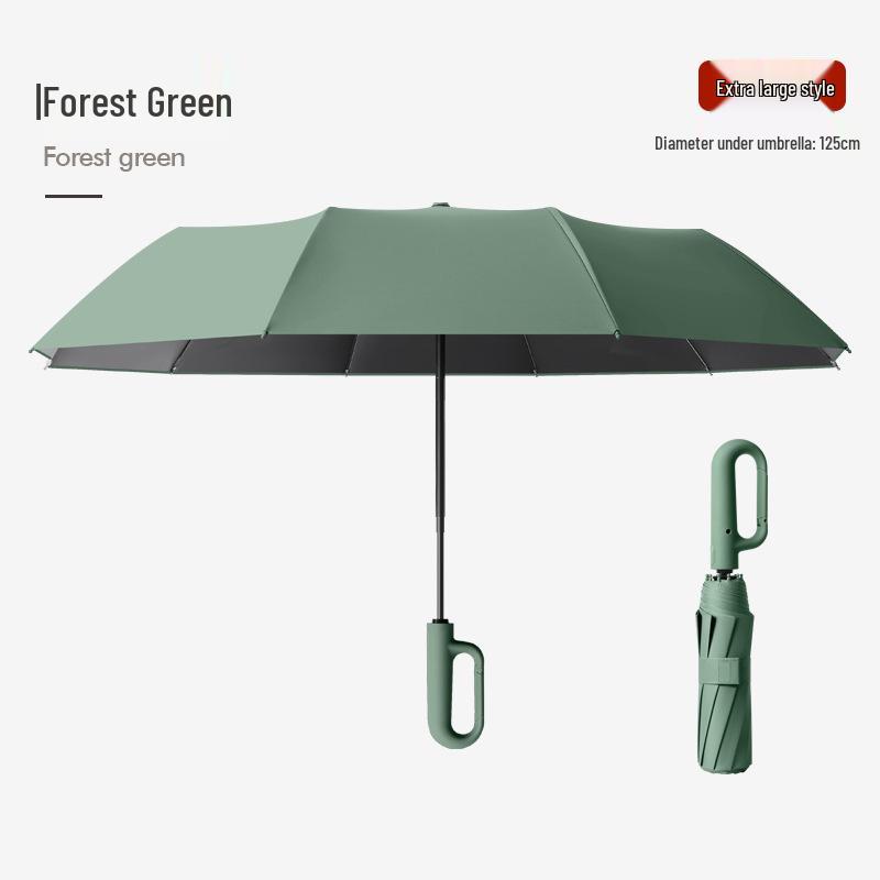 Large Automatic Dual-Use Umbrella: Sunshade & Rain Protection with Custom Logo
