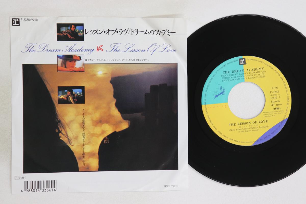 

7inch Record DREAM ACADEMY Lesson Of Love Here P2355 REPRISE 198 Japan Pop Used