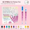 Nagelkunst Sneldrogende Waterdichte Acryl Stift Pen Set - 12 Kleuren