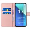 Coque - E.F.CONNECTION - pour Xiaomi Redmi Note 13 4G - Rose - Antichoc - Support Réglable