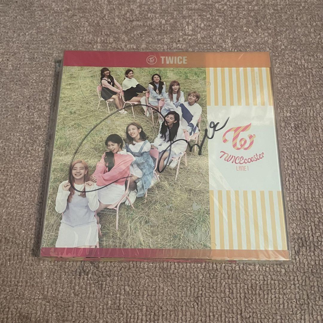 

[USED] TWICE Coaster LANE1 Nayeon Autographed TT