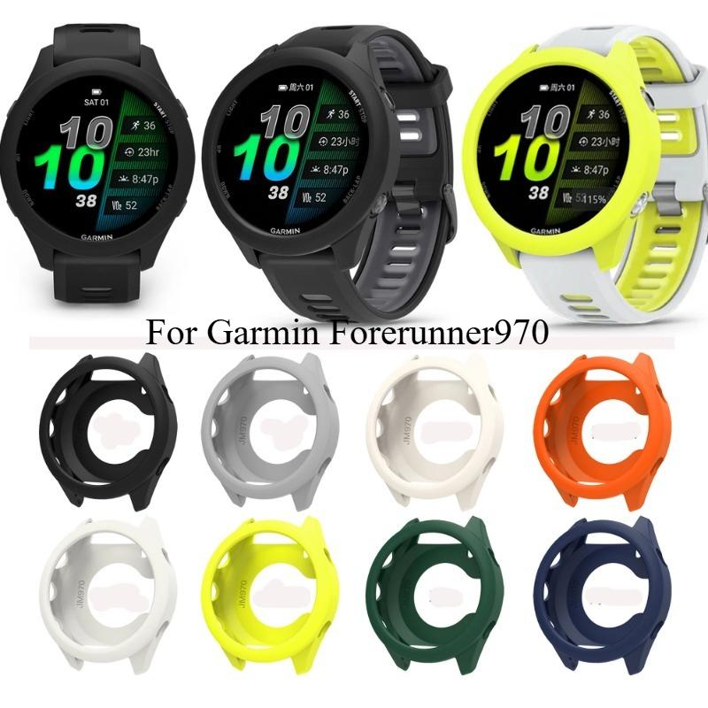 Hollow Protective Bumper Shell For Garmin Forerunner970 Smart Watch Strap Soft Soft Silicone Case Accessories