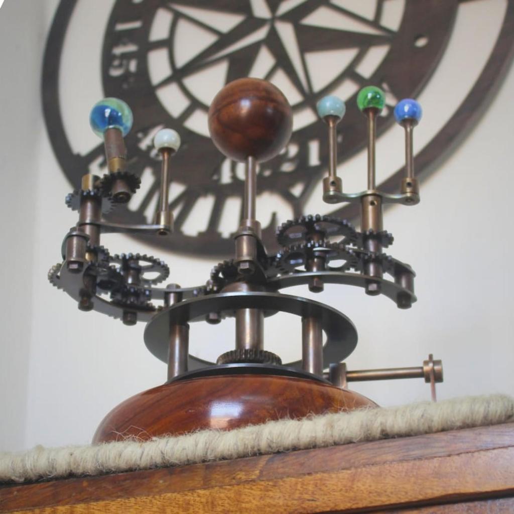 Antique Orrery Vintage Home Decor Solar System Model Perfect Housewarming Gift, Gift for Husband, Tellurion, Elegant Functional Décor