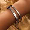 Classical Luxury Diamond-inlaid 18k Gold Stainless Steel Bracelets Suitable For Summer Travel And Fashionable Zircon
