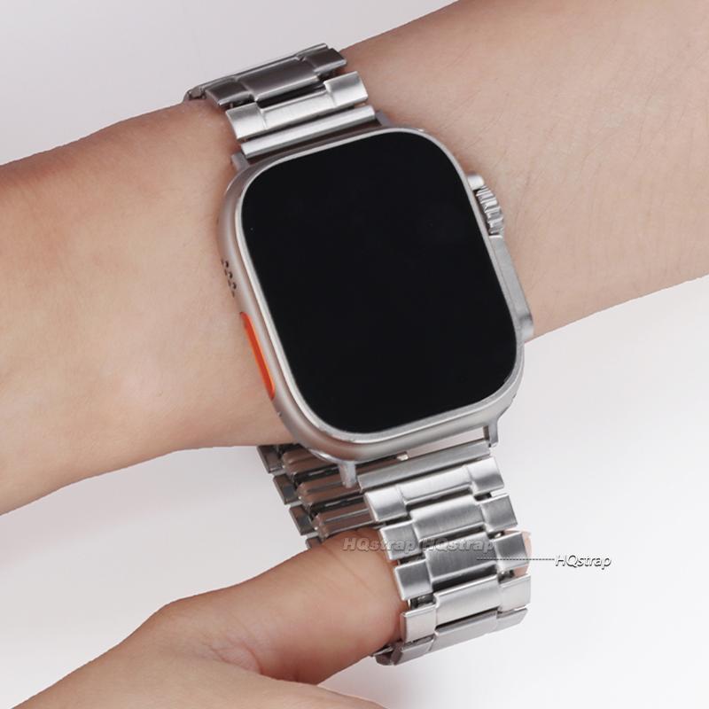 Elastic Metal Strap for Apple Watch Band 45mm 44mm 40mm 41mm 42mm 38mm Bracelet for IWatch Series 8 7 6 Se 9 10 Ultra 2 49mm
