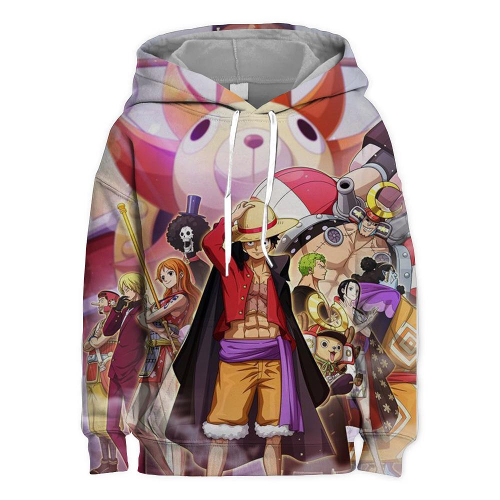 Sweat-shirt à capuche pour enfants, Cosplay Zoro, une pièce, mode, manches longues, imprimé Roronoa Zoro 3D, 4-14T