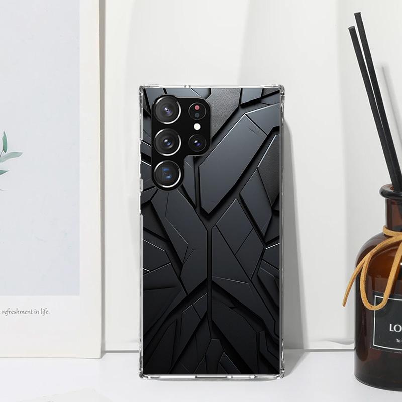 

Forged Carbon Pattern Phone Case For Samsung Galaxy S26 S25 Edge S24 FE S23 S22 Ultra S21 Plus S20 + Art Fundas Back Cover Galax Samsung S26