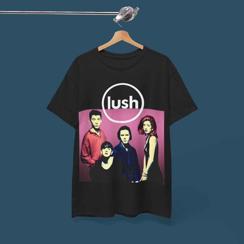 Lush Band T-Shirt - Shoegaze Indie Rock Tee Belle And Sebastians Slowdive My Bloody Valentine