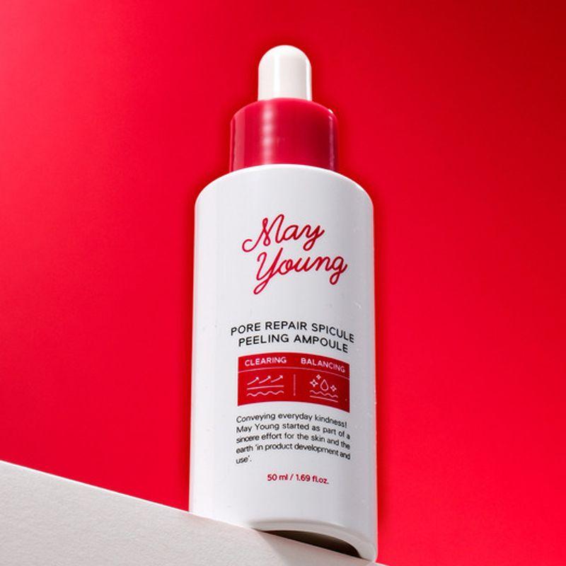 Mayyoung Pore Repair Spicule Peeling Ampoule 50ml Scrub Low-irritation Exfoliation Peeling ampoule single product