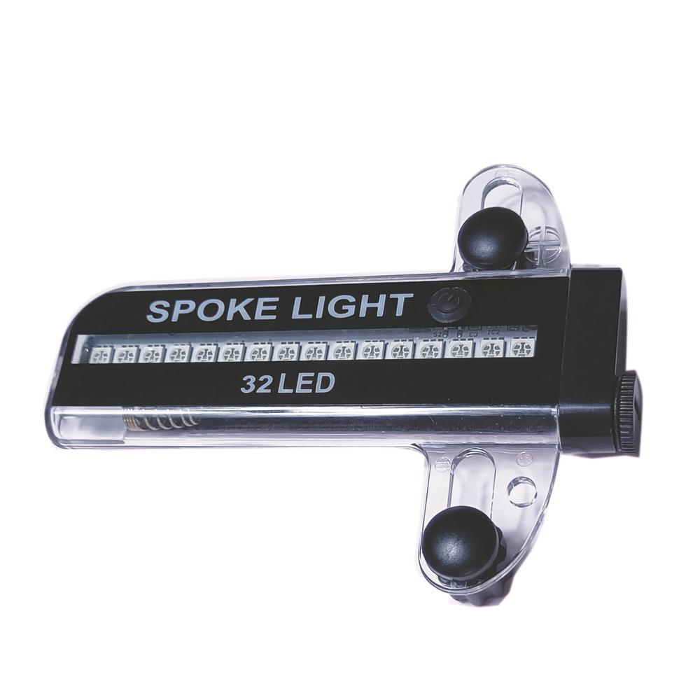 32-Licht Bunte Fahrradspeichen- & Rücklichter für Kinder-Nachtfahrten auf Mountainbikes oder Fixies