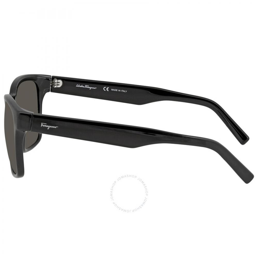 Salvatore Ferragamo Green Square Unisex Sunglasses Sf959s 001 55