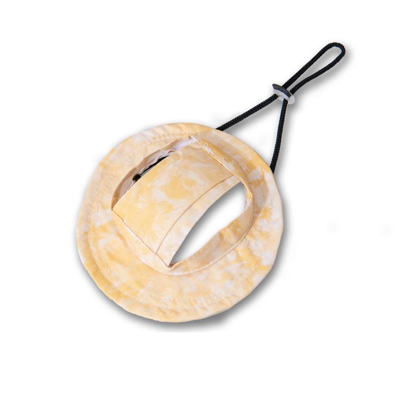 Cappello da Sole Estivo per Gatti con Fori per le Orecchie - Carino Cappellino da Pescatore per Gattini Per Protezione UV Traspirante Cappellino da Sole da Esterno per Gatti