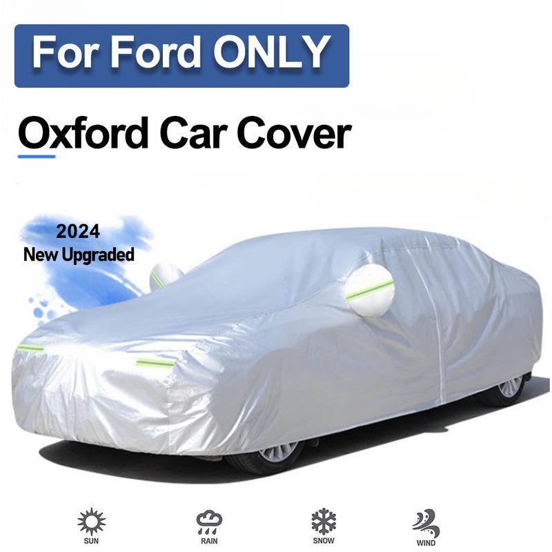 Car Cover For Ford Fusion F150 Ranger Mustang GT Focus Eage Explorer Oxford Cover Waterproof Dust Rain Snowproof Car Accessories
