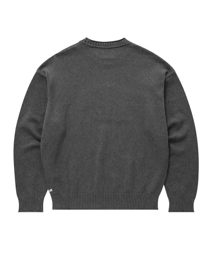 COVERNAT Arch Logo Knit Grey