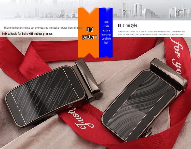 Hong Sheng 3.5CM Men's Casual & Business Automatic Belt Buckle