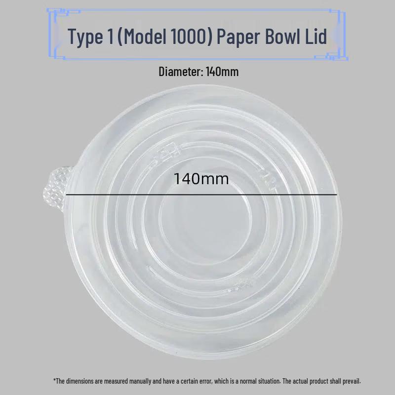 Disposable Round Food Containers with PP Lids
