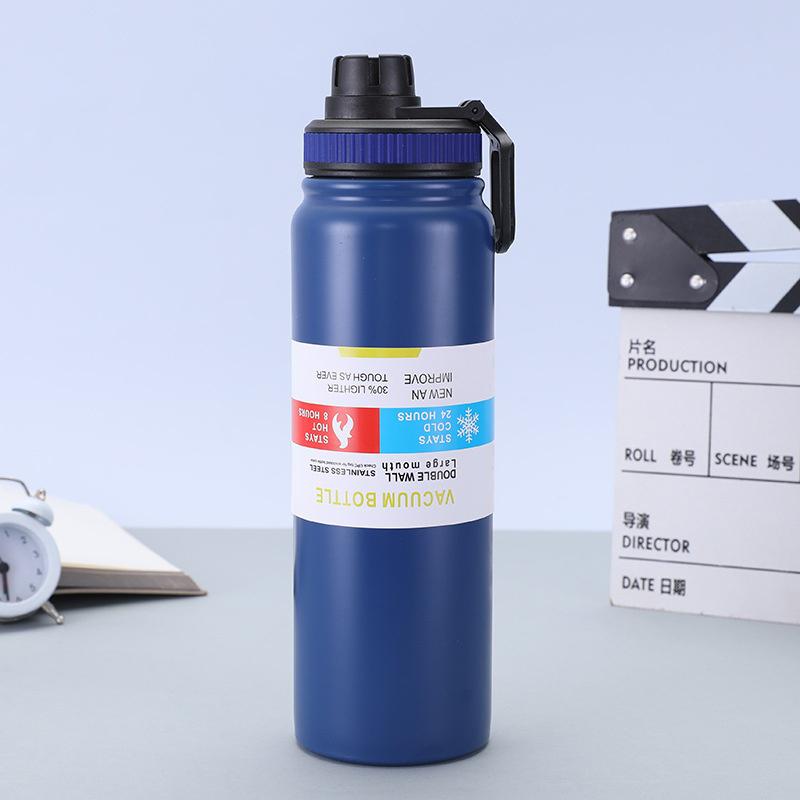 600/800/1000Ml Outdoor Thermos Water Bottle 304 Stainless Steel Insulated Cup Keeps Cold And Heat Thermal Large-Capacity Pot