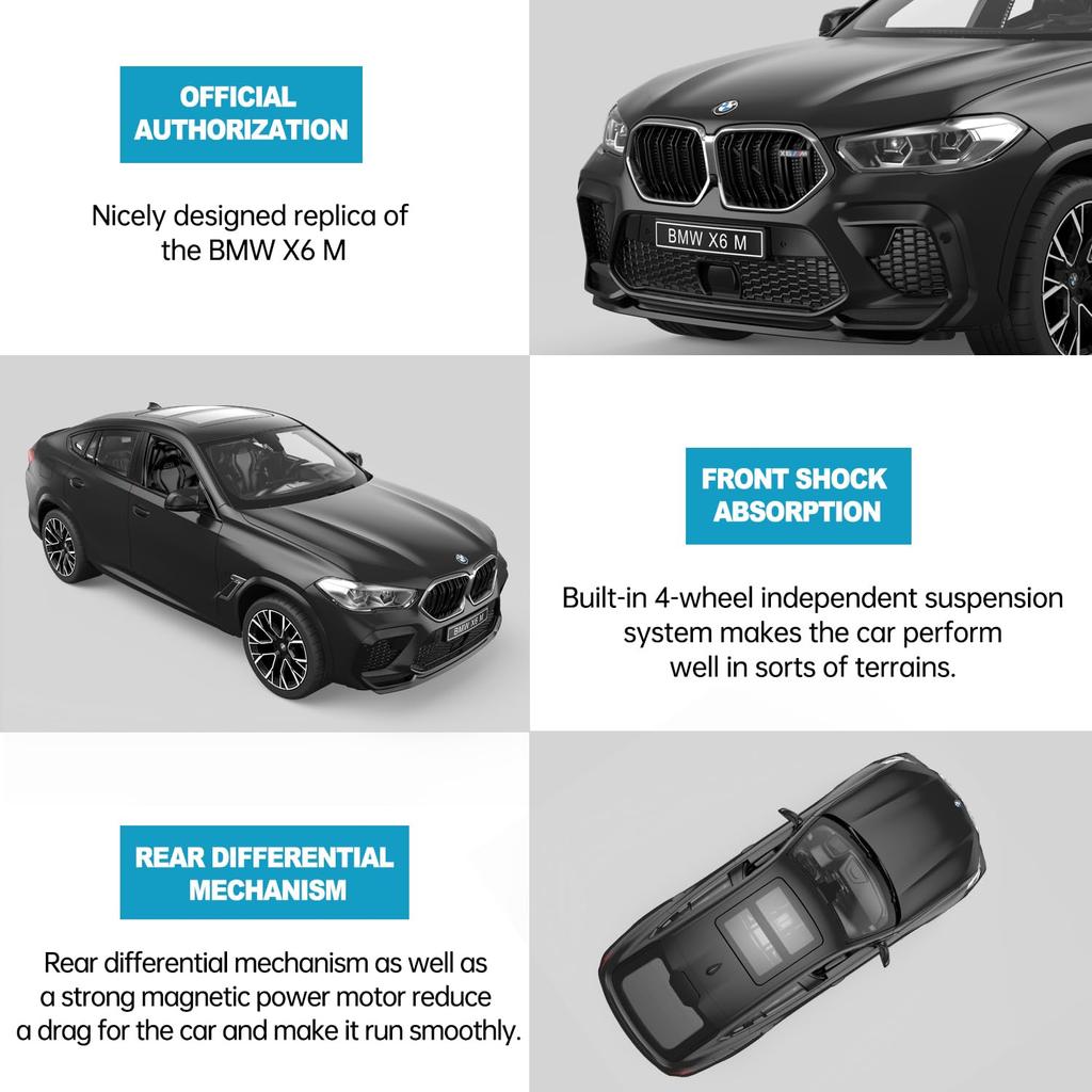 BMW RC Car Rastar 114 BMW X6M RC Toy Car BMW Remote Control Car for Children 2.4Ghz
