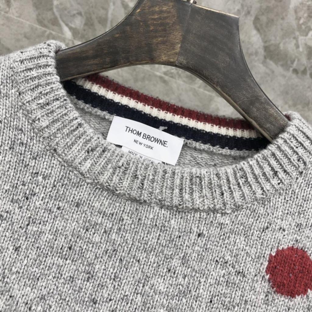 Damen Strick Weihnachtspullover mit Welpen - Sesam Punkt, Rundhals, Lässig Allround für Herbst/Winter