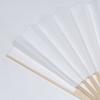 Ceremony White Bamboo Plain Folding Fan [Tea Utensils/Folding Fan] 6-inch
