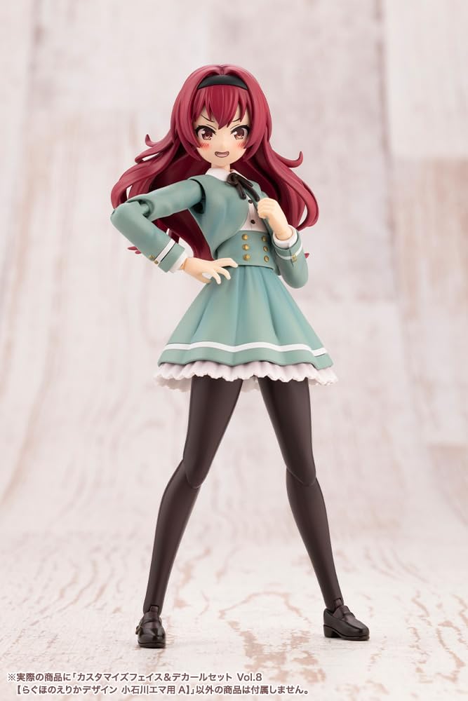 Custom Face & Decal Set Vol.8 for Koishikawa Emma A 1/10 Scale Model Kit - Designed by Ragho No Erika