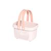 1Pcs Plastic Storage Basket With Handle Portable Shower Caddy Tote Organizer Basket Bin For Bathroom Kitchen Dorm Room Bedroom