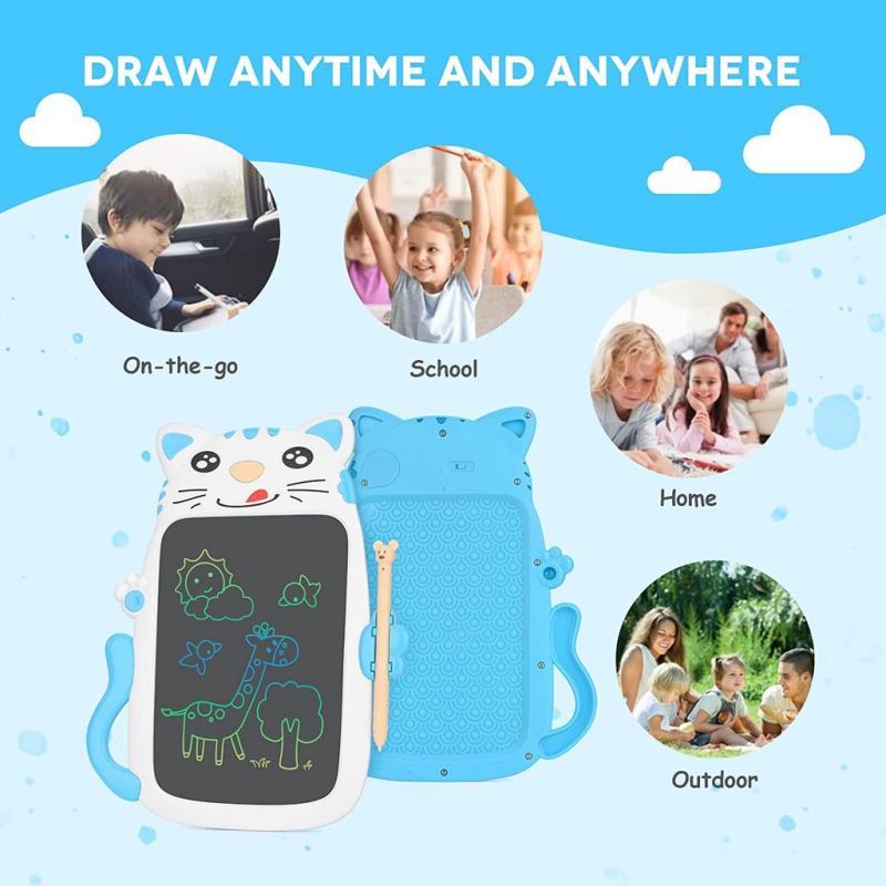 Cartoon Cat Lcd Writing Tablet For Kids