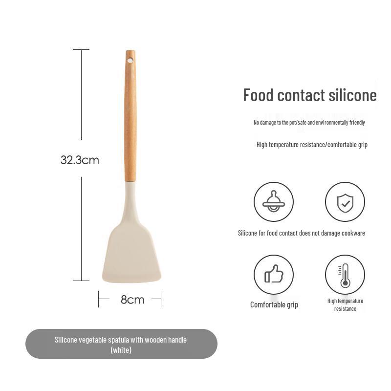 

Silicone Kitchen Utensil Set for Non-stick Cookware