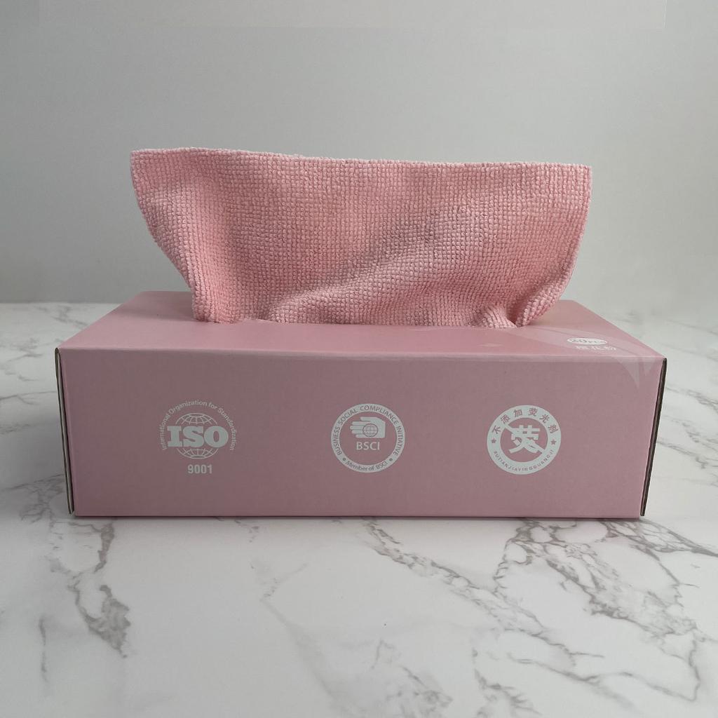 Dispensable Microfiber Kitchen Cleaning Cloths, Wet Dry Dual Use Dish Towels Household Cleaning Wipes