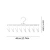 Clothes Drying Hanger with 8 Clips Hanging Drying Rack,Drip Foldable Hanging Rack Drying Towels Bras Baby Clothes Gloves Plastic