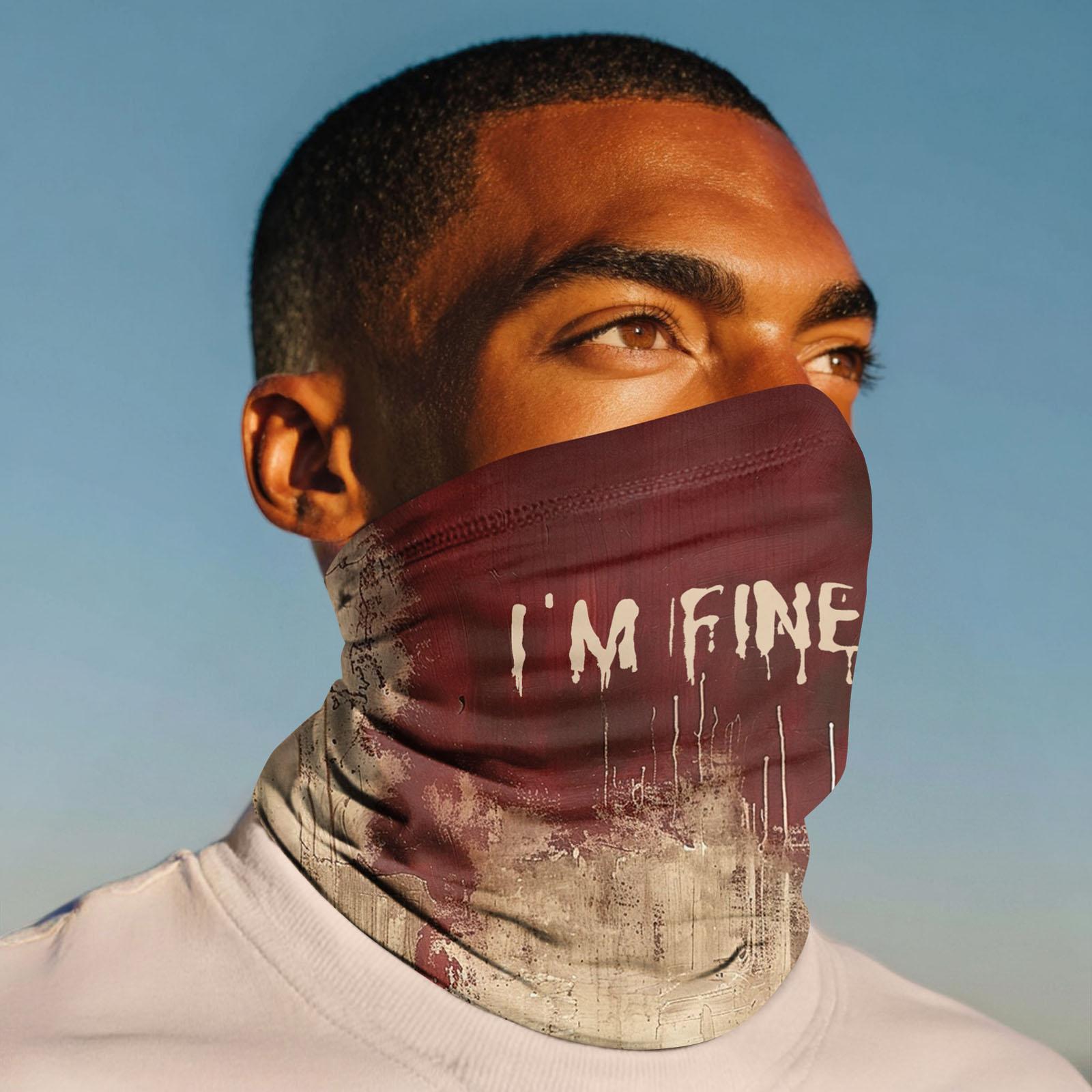 

Уличная велосипедная маска Модный принт Бандана Шарф для шеи One Size