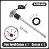 0-190 Ohm Fuel Level Guage Meter 400mm 450mm 500mm 550mm Fuel Level Sensor 52MM Fuel gauge For Marine Boat Car Truck