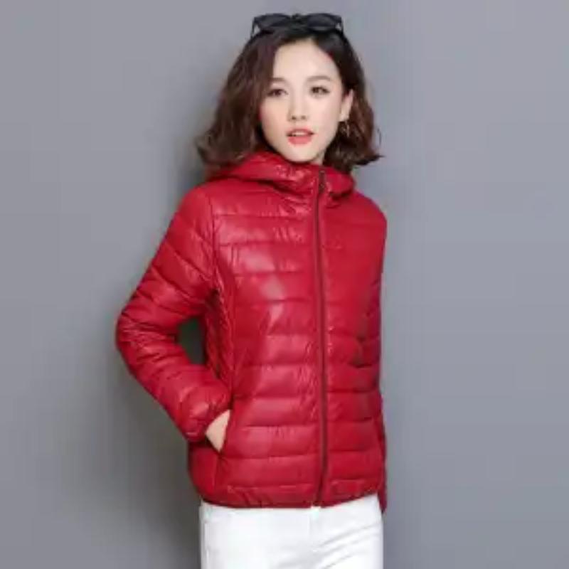 New Autumn and Winter Light Down Jacket for Women Korean Style Loose Student Short Cotton-padded Jacket