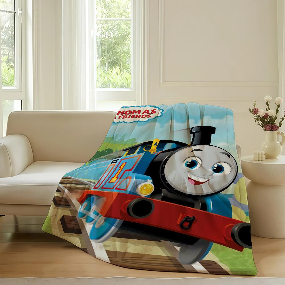 

Cartoon cute T-Thomas And F-Friends Blanket For Sofa Office Bed Plane Travel Sleep Read Relax Camping Soft And Warm 75cmx90cm