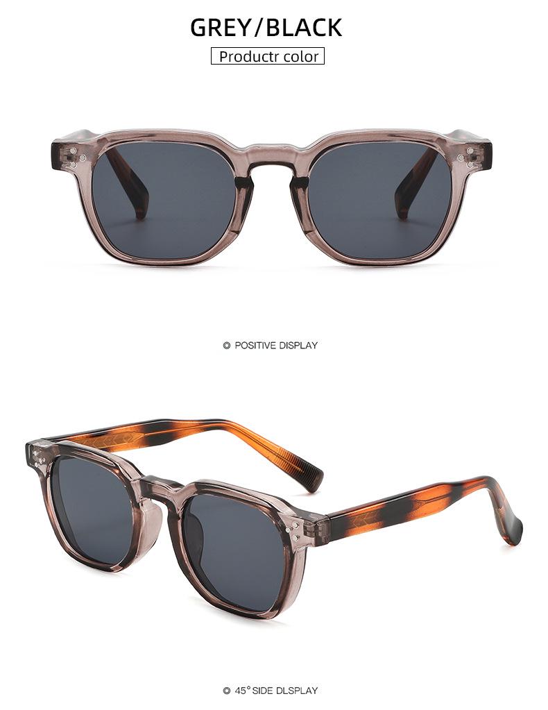 Classic Retro Square Frame High-End Sunglasses: Unisex Fashion
