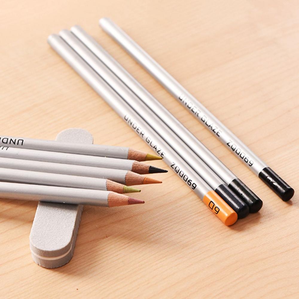 Bastelbedarf Präzisions-Keramikmalerei Glasur Kreidefarben Stifte Keramikkunst Unterglasur Werkzeug